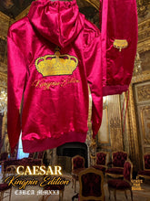 Load image into Gallery viewer, KING PIN VELOUR JUMP SUIT. FULL SET TOP WITH BOTTOMS