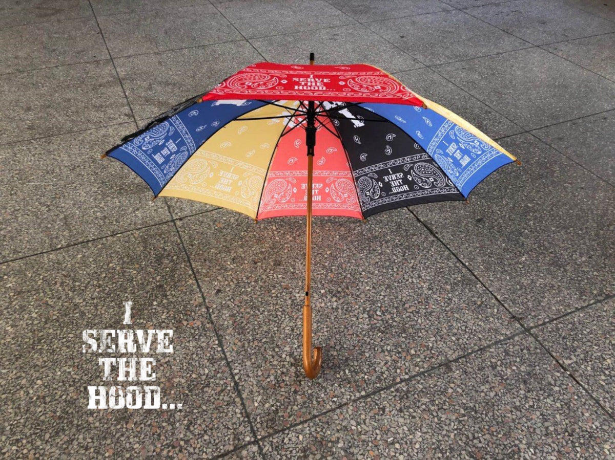 I SERVE THE HOOD BANDANA UMBRELLA – IServeTheHood