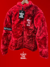 Load image into Gallery viewer, Faux Fur Jacket: Give Before U Receive