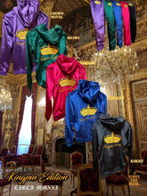 Load image into Gallery viewer, KING PIN VELOUR JUMP SUIT. FULL SET TOP WITH BOTTOMS