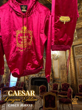 Load image into Gallery viewer, KING PIN VELOUR JUMP SUIT. FULL SET TOP WITH BOTTOMS