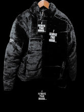 Load image into Gallery viewer, Faux Fur Jacket: Give Before U Receive