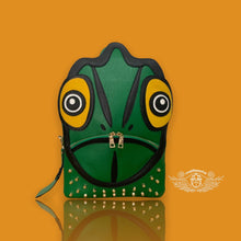 Load image into Gallery viewer, Rare Chameleon Back Pack By Mailloechii