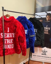 Load image into Gallery viewer, Faux Fur Jacket: Give Before U Receive