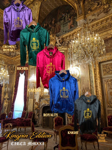 King Pin Velour HOODY TOP ONLY