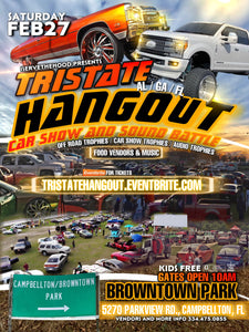 TRISTATE HANGOUT CAR AND AUDIO SHOW IN CAMPBELLTON FLORIDA!