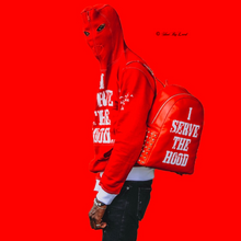 Load image into Gallery viewer, The Streets Red Mask Hoody
